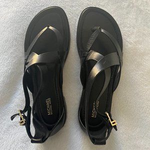 MICHAEL KORS Gladiator Thong Flat Sandals SZ 8.0M